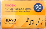 Compact Cassette Kodak HD 90 Type I Normal 2014 USA