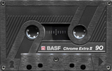 Compact Cassette BASF Chrome Extra II 90 Type II Chrome 1990 Europe