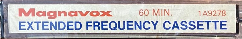 Compact Cassette Magnavox 60 Type I Normal 1975 USA