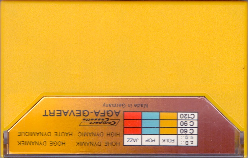 Compact Cassette AGFA Ferrocolor 90 Type I Normal 1978 Europe