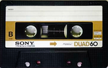 Compact Cassette Sony Duad 60 Type III Ferro Chrome 1983 Japan