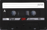 Compact Cassette Fuji DR 90 Type I Normal 1985 North America