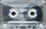 Compact Cassette Thats OW-1 40 Type I Normal 1990 Japan