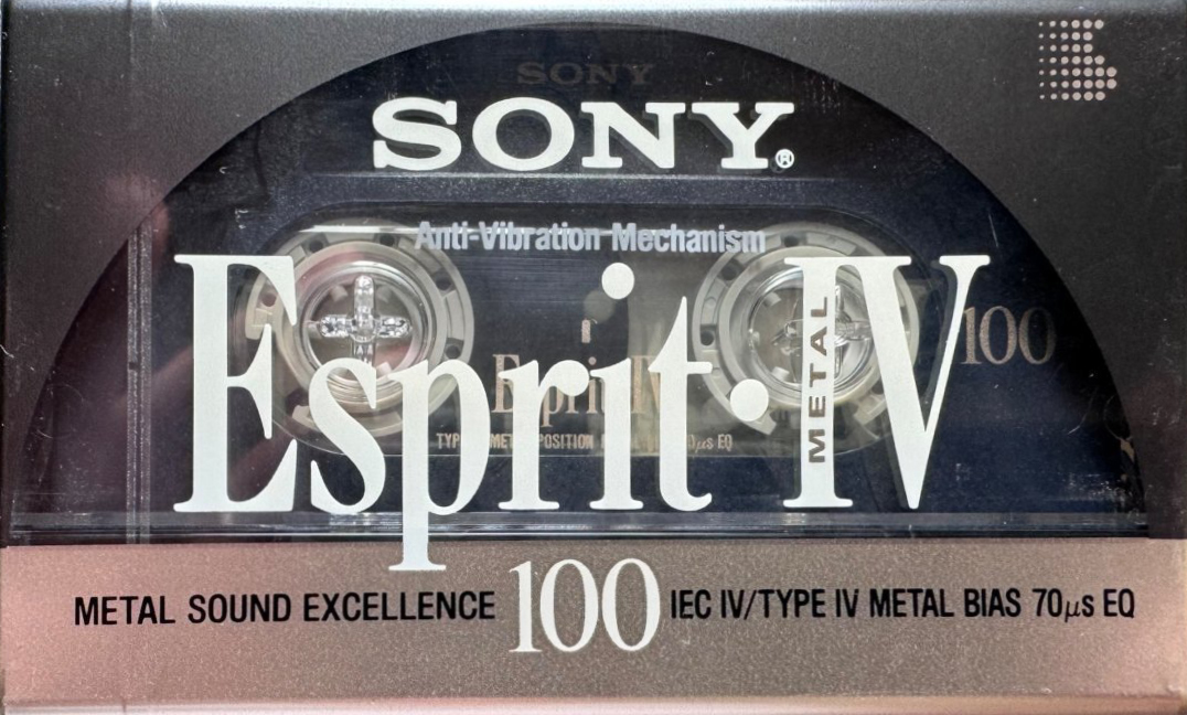 Compact Cassette Sony Esprit 100 "ESP IV-100" Type IV Metal 1992 Europe