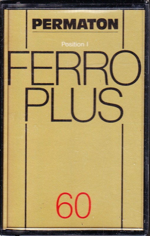Compact Cassette Permaton Ferro Plus 60 Type I Normal 1977 Europe