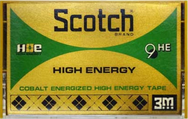 Compact Cassette Scotch High Energy 90 "Sumitomo 3M Limited" Type I Normal 1972 Japan