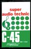 Compact Cassette Super Audio-Technic 45 Type I Normal Unknown Country