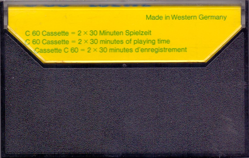 Compact Cassette Loewe 60 Type I Normal 1977 Europe