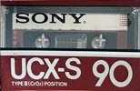 Compact Cassette Sony UCX-S 90 Type II Chrome 1983 Japan