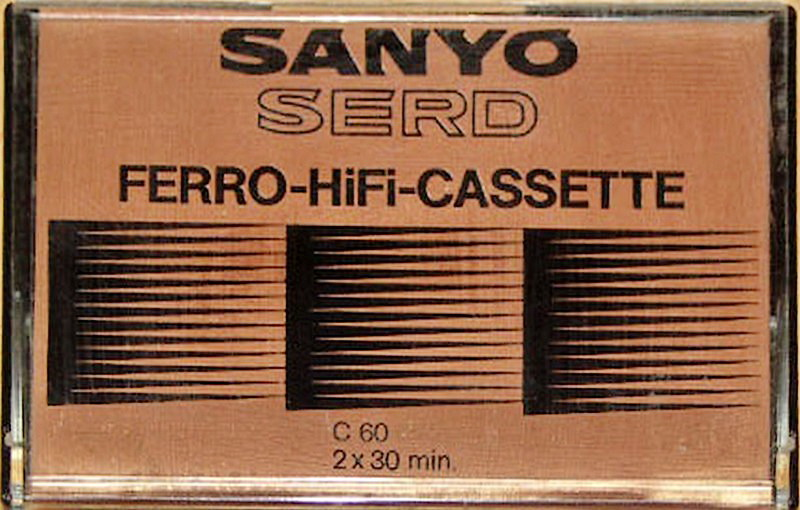 Compact Cassette Sanyo Serd 60 Type I Normal 1980 Europe