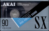 Compact Cassette Akai SX 90 Type I Normal 1991 Europe