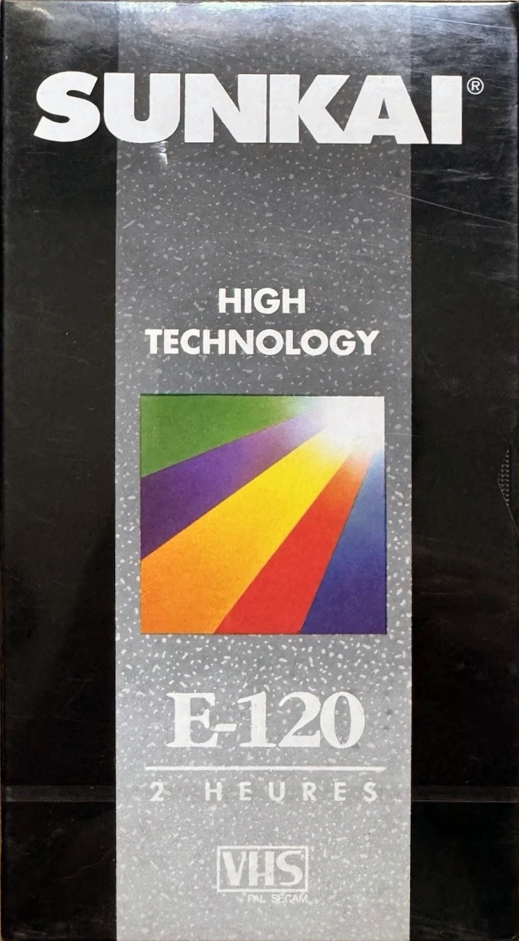 VHS, Video Home System Sunkai 120 Type I Normal 1988 Europe