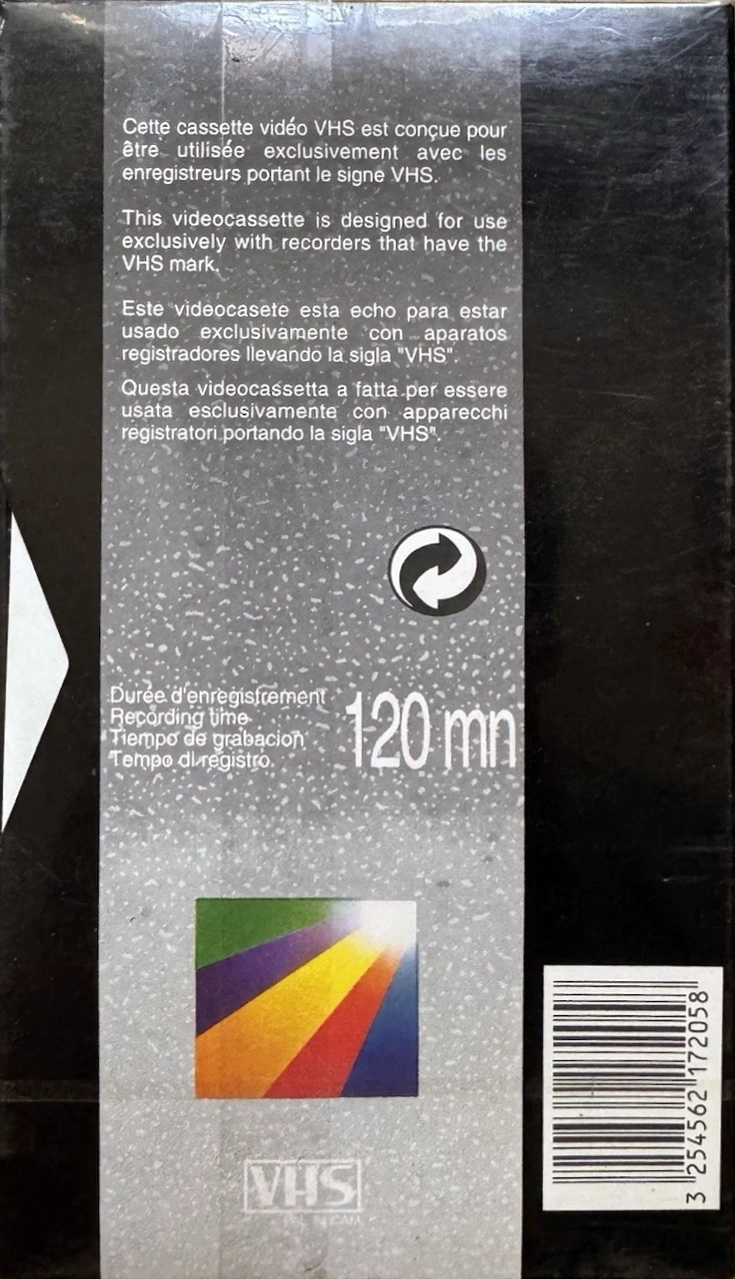 VHS, Video Home System Sunkai 120 Type I Normal 1988 Europe