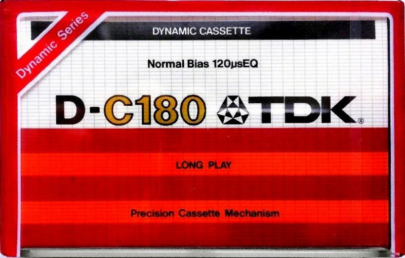 Compact Cassette TDK D 180 Type I Normal 1979 USA