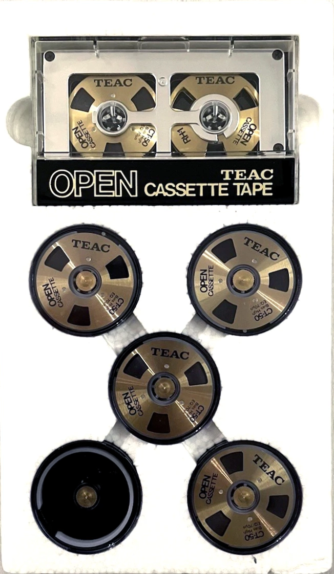 Blister Teac OC Open Cassette 50 "Casse OC-5C" Type II Chrome 1983 Japan