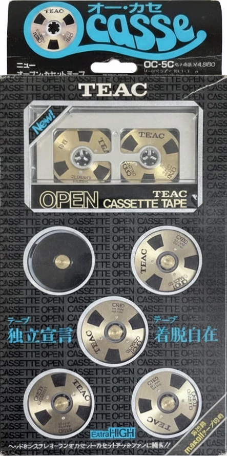 Blister Teac OC Open Cassette 50 "Casse OC-5C" Type II Chrome 1983 Japan