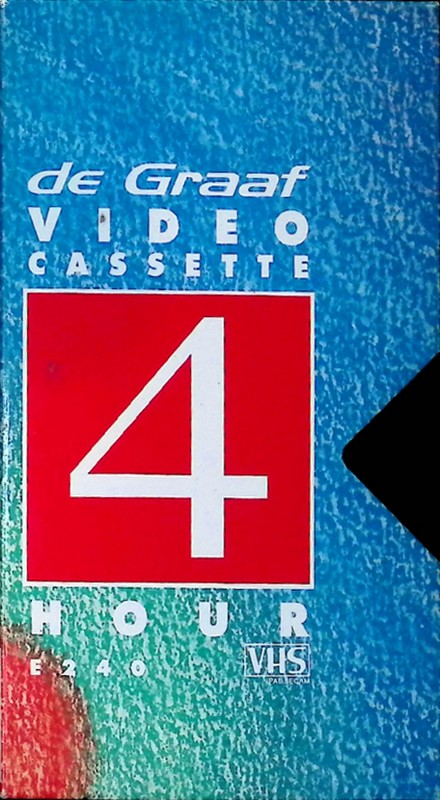 VHS, Video Home System De Graaf 240 Type I Normal Europe