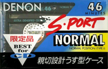 Compact Cassette Denon S-Port 46 "K-SP1 46" Type I Normal 1990 Japan