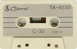 Compact Cassette Cobra 30 "TA-8530" Type I Normal USA