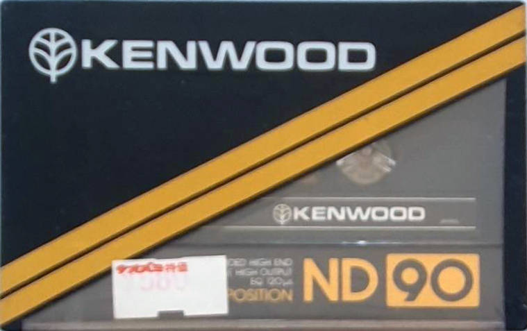 Compact Cassette Kenwood ND 90 Type I Normal 1982 Japan