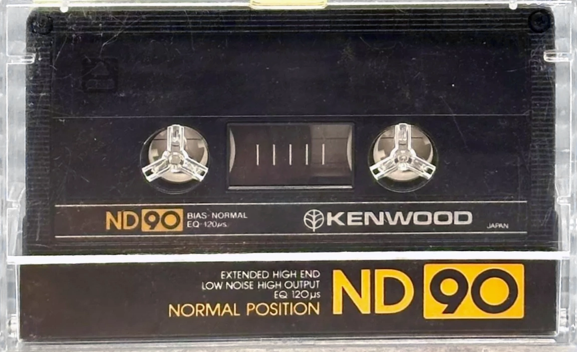 Compact Cassette Kenwood ND 90 Type I Normal 1982 Japan