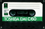 Compact Cassette Toshiba EMI 60 Type I Normal 1973 Japan