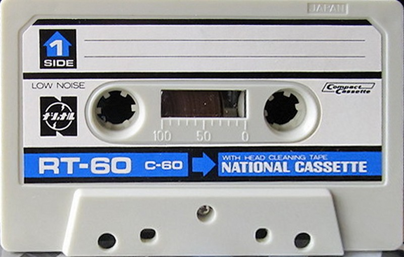 Compact Cassette National RT 60 "RT-60" Type I Normal 1972 Japan