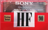 Compact Cassette Sony HF 90 Type I Normal 1992 Europe