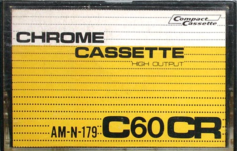 Compact Cassette Crown / Crown Radio Corporation 60 "AM-N-179" Type II Chrome Japan