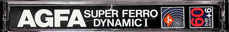 Compact Cassette AGFA Super Ferro Dynamic I 60+6 Type I Normal 1980 Europe