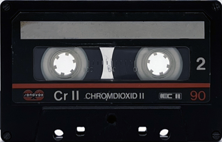 Compact Cassette Sonovox Cr II 90 Type II Chrome 1983 Portugal