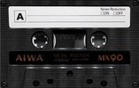 Compact Cassette Aiwa MX 90 Type IV Metal 1982 Worldwide