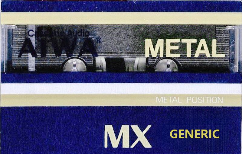 Compact Cassette Aiwa MX 90 Type IV Metal 1982 Worldwide
