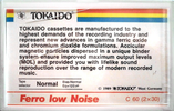 Compact Cassette Tokaido Ferro Low Noise 60 Type I Normal 1989 Europe