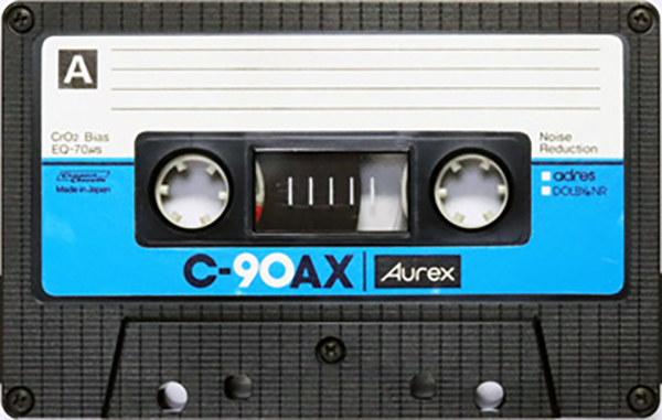 Compact Cassette Aurex AX 90 Type II Chrome 1980 Japan