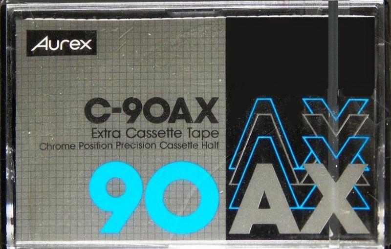 Compact Cassette Aurex AX 90 Type II Chrome 1980 Japan