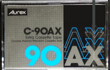 Compact Cassette Aurex AX 90 Type II Chrome 1980 Japan