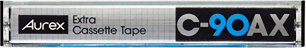 Compact Cassette Aurex AX 90 Type II Chrome 1980 Japan