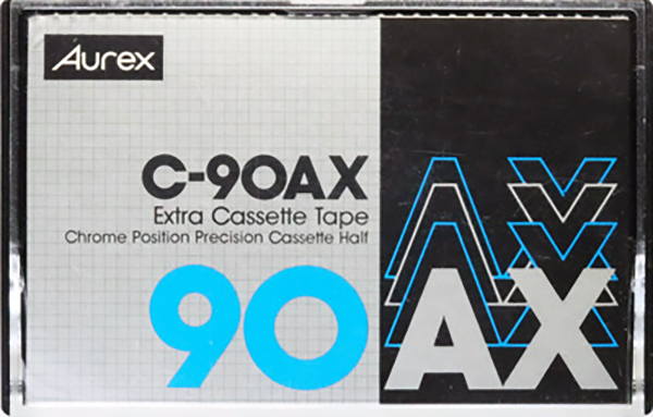 Compact Cassette Aurex AX 90 Type II Chrome 1980 Japan