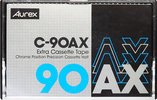 Compact Cassette Aurex AX 90 Type II Chrome 1980 Japan