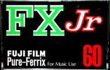 Compact Cassette Fuji Film FX Jr 60 Type I Normal 1974 Japan