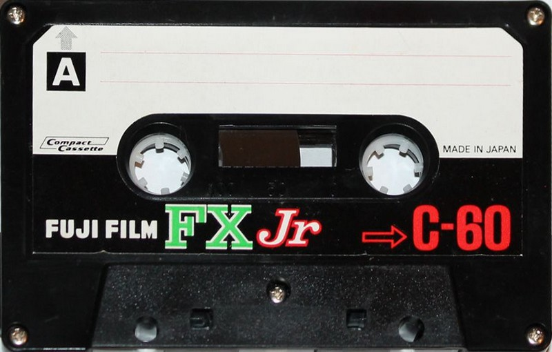 Compact Cassette Fuji Film FX Jr 60 Type I Normal 1974 Japan