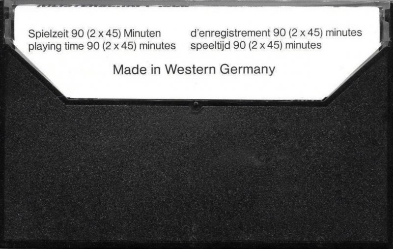 Compact Cassette Magna 90 "Fussball Europa Maister-Shaft" Type I Normal 1980 Europe