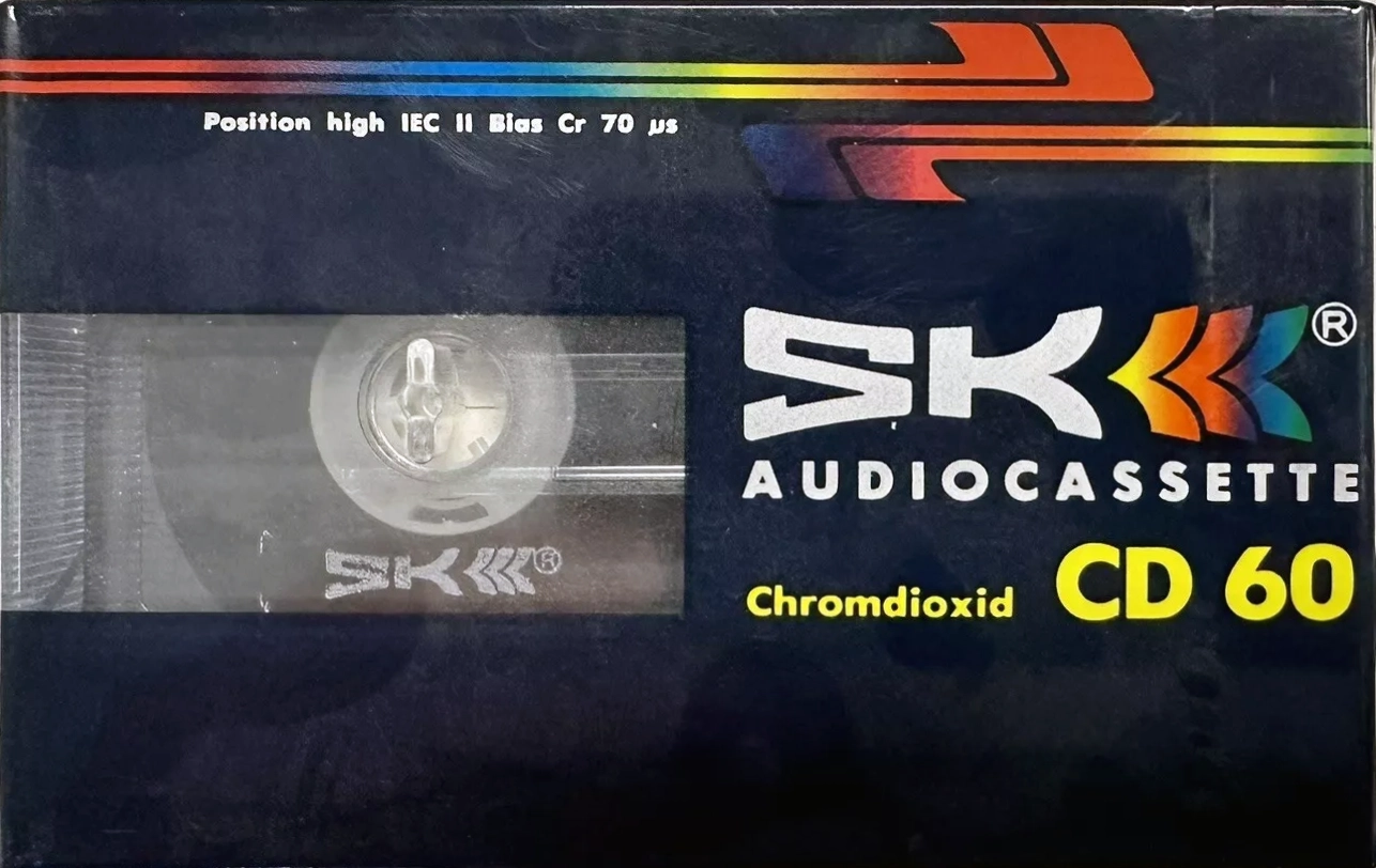 Compact Cassette SK CD 60 Type II Chrome 1995 Europe