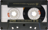 Compact Cassette TDK SF 46 Type II Chrome 1988 Australia, Europe