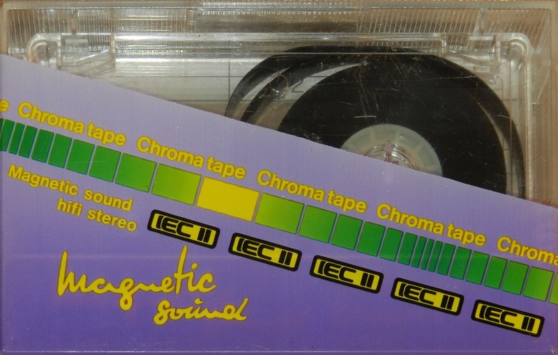 Compact Cassette Magnetic sound 60 Type II Chrome 1990 Europe