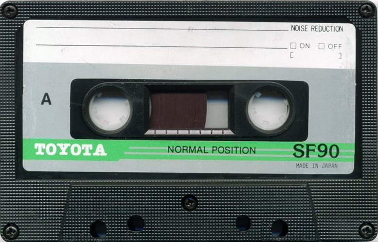 Compact Cassette Toyota SF 90 Type I Normal 1987 Japan