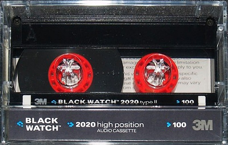 Compact Cassette 3M 2020 100 "2020" Type II Chrome 1989 USA