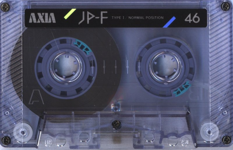Compact Cassette AXIA JP-F 46 "JP-F B 46" Type I Normal 1988 Japan
