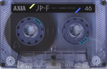 Compact Cassette AXIA JP-F 46 "JP-F B 46" Type I Normal 1988 Japan